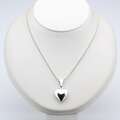 Naszyjnik srebrne serduszko na szyjce