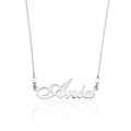Naszyjnik z imieniem ze srebra 925