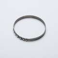 Bransoletka srebrna oksydowana