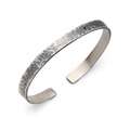 srebrna bransoletka męska typu cuff