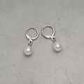 kolczyki srebrne z perełkami