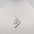 naszyjnik srebrny z serduszkiem