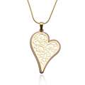 naszyjnik pozłacany z serduszkiem