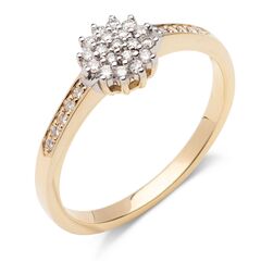 MIRAGE - pierścionek z brylantami 0,23ct.