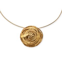 Naszyjnik srebrny, pozłacany 24k