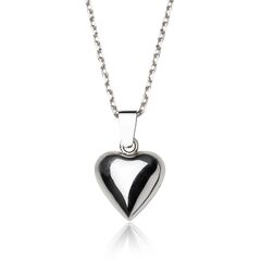 Serce naszyjnik srebrny