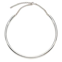 Naszyjnik w formie obroży, choker, srebro 925.