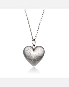 naszyjnik z błyszczącym serduszkiem