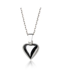 Serce naszyjnik srebrny
