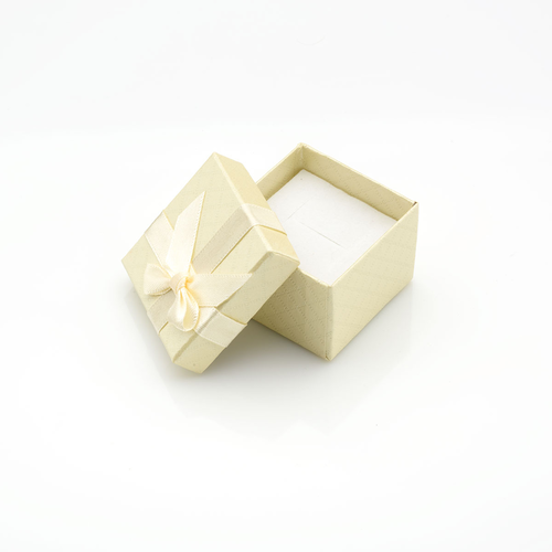 Pudełko na biżuterię - wersja kremowa