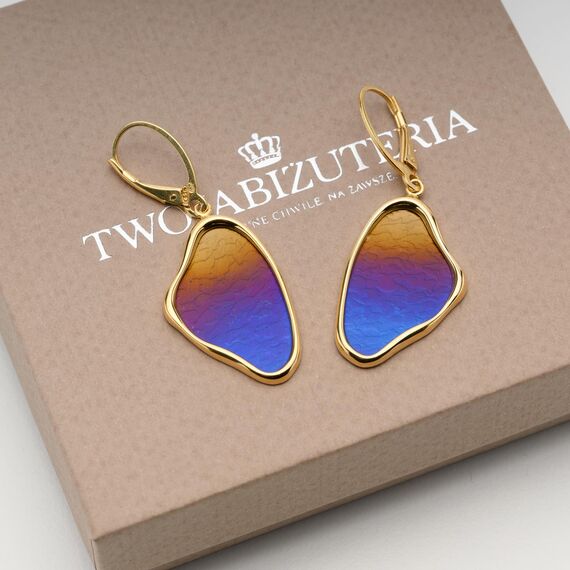 kolczyki srebro 925 pozłacane