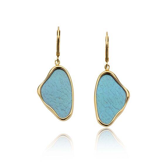 kolczyki srebrne z tytanem