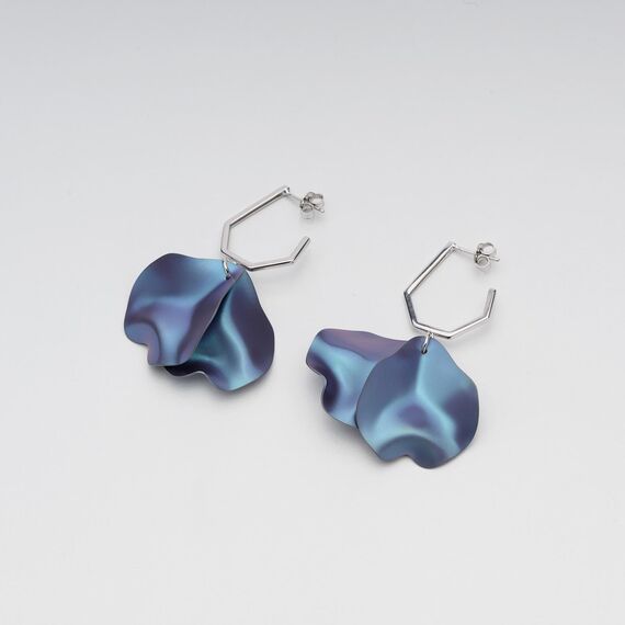 kolczyki srebrne 925 z tytanem