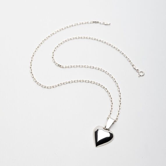 Naszyjnik srebrny z serduszkiem