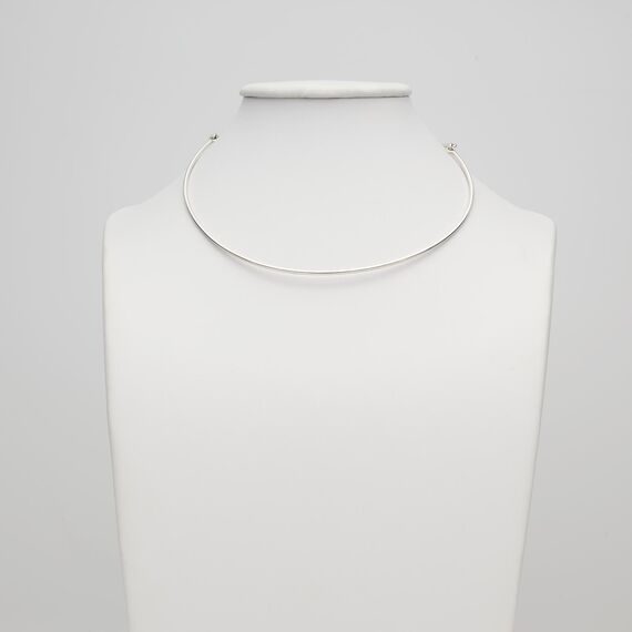 Naszyjnik obroża choker srebro 925