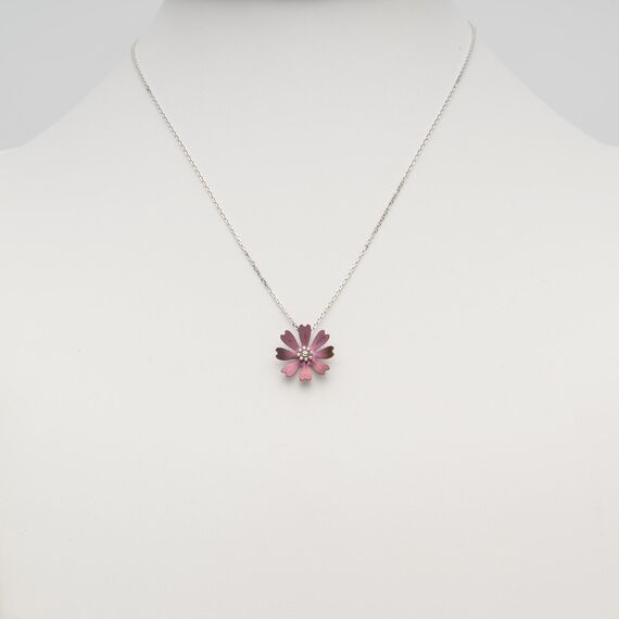 delikatny naszyjnik srebrny