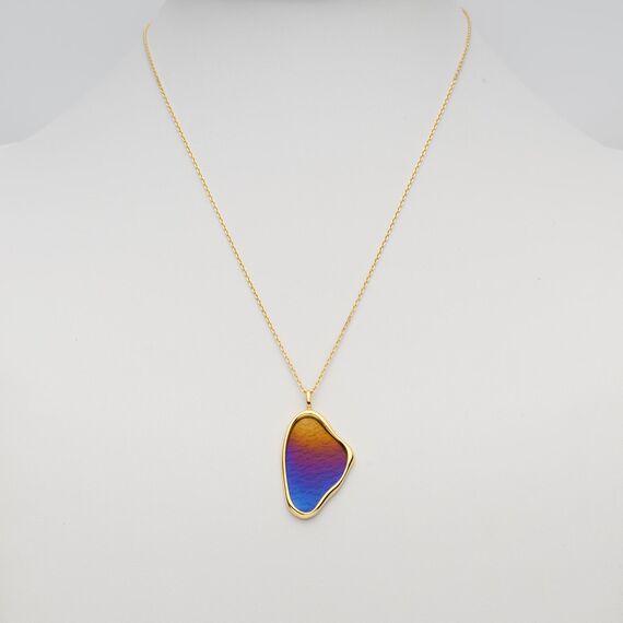 naszyjnik srebrny 925 pozłacany