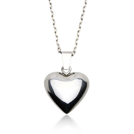 naszyjnik srebrny z serduszkiem