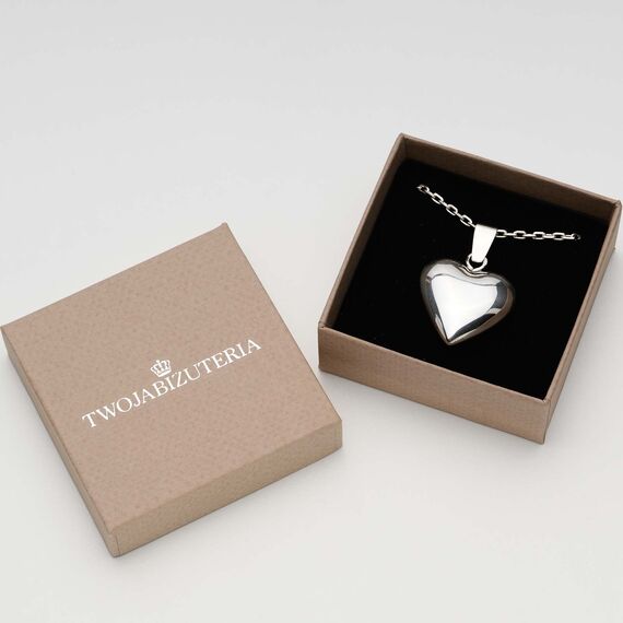 naszyjnik srebrny 925 w pudełku