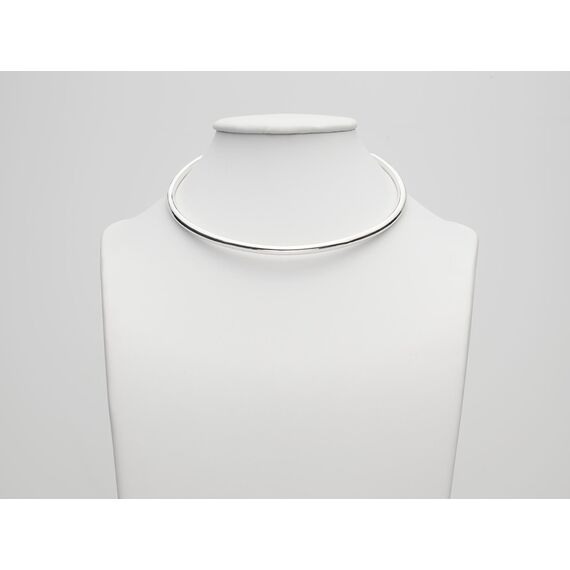 Naszyjnik w formie obroży, choker, srebro 925.