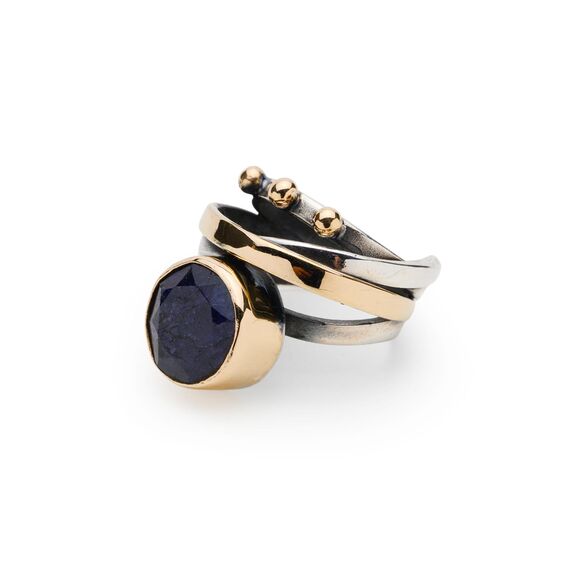 szeroki pierścionek srebrny 925