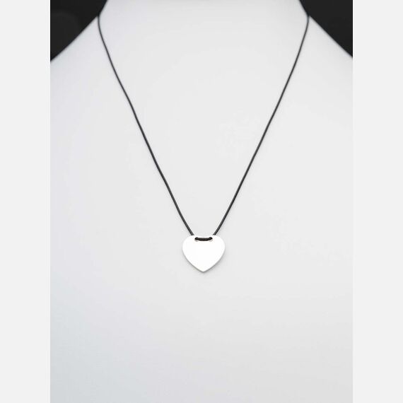 wisiorek serce srebro