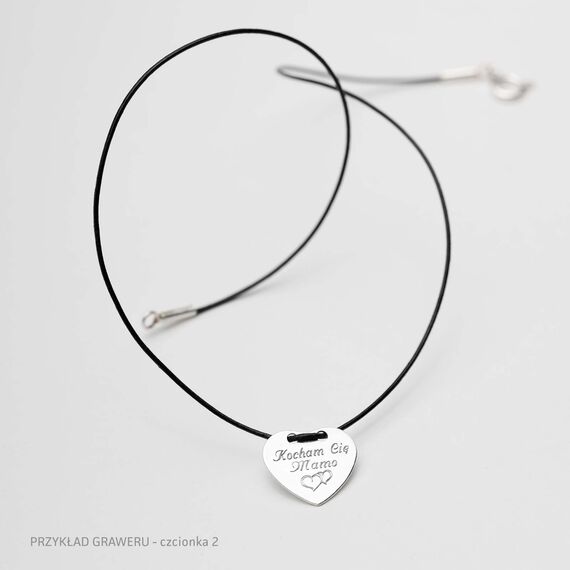 serduszko srebrne 925