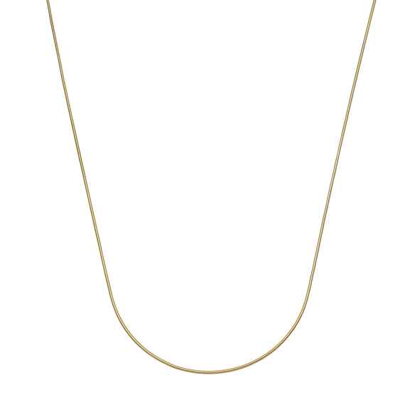 Łańcuszek pozłacany ze srebra 925 żmijka 40cm