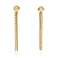 Kolczyki pozłacane długie