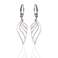 Kolczyki srebrne skrzydła