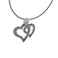 Naszyjnik dwa serca