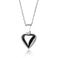Serce naszyjnik srebrny