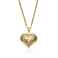 Złote serduszko na łańcuszku 585