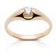 Just perfect ! Gold ring with diamond.