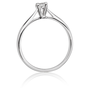 Idealny na zaręczyny, klasyczny, delikatny i niezwykle uroczy wzór pierścionka z brylantem, diamentem