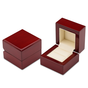 luksusowe pudełko na pierścionek - drewno, wiśnia